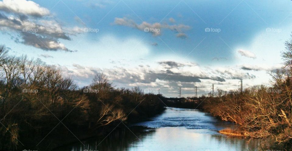 Let it flow. I took this pic of a river off of Rt.287 south in New Jersey