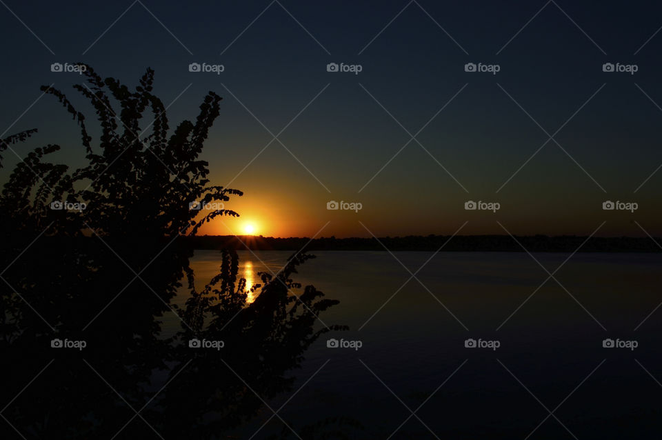 beautiful summer sunset