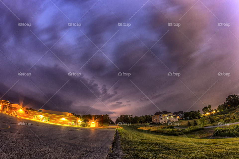 Community Evening Storm