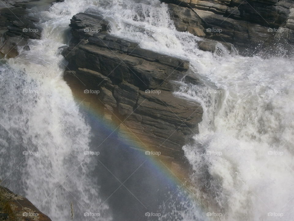 waterfall rainbow
