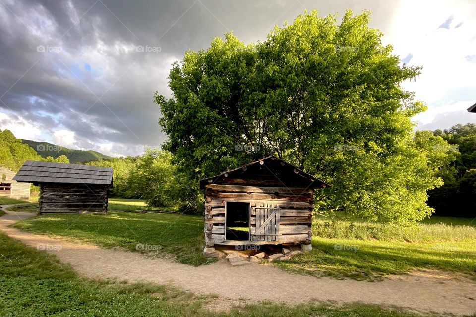 Old building in a scenic location 