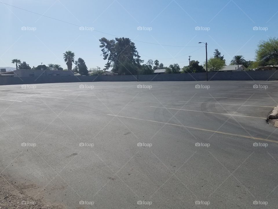Empty Parking Lot