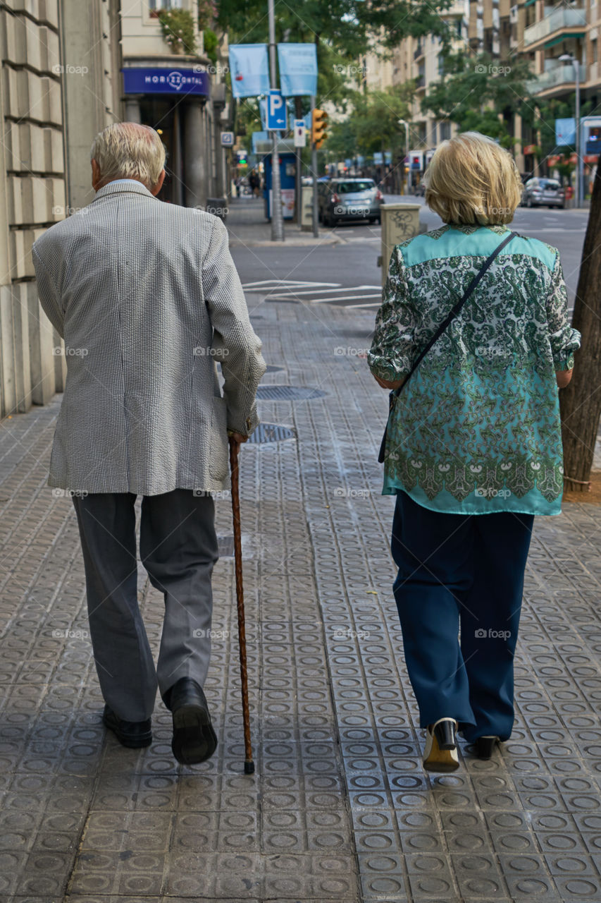 Elderly couple