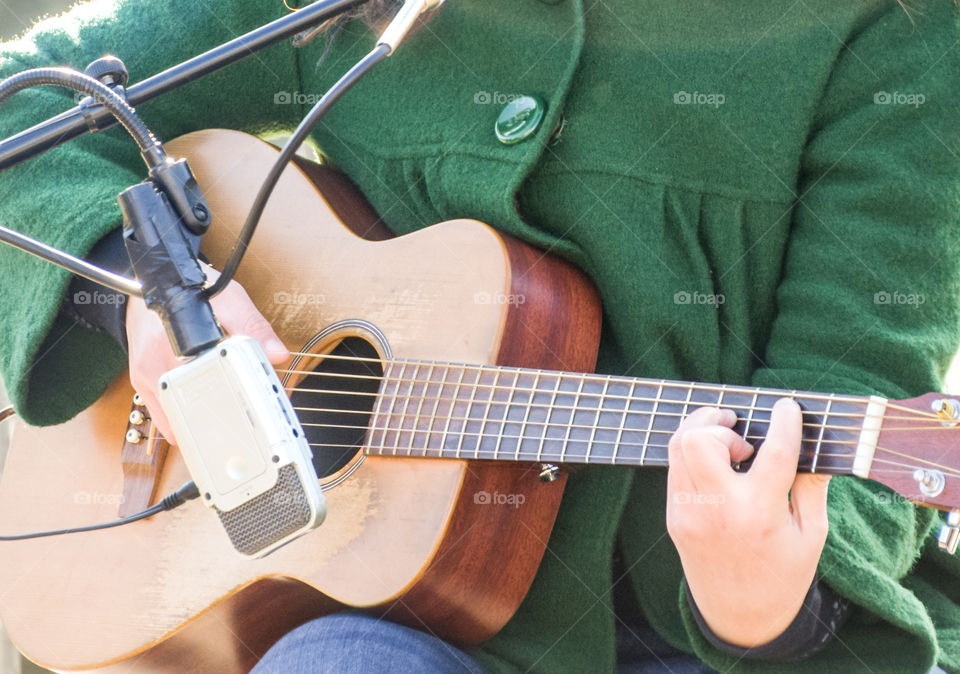 Music, Guitar, People, Instrument, One