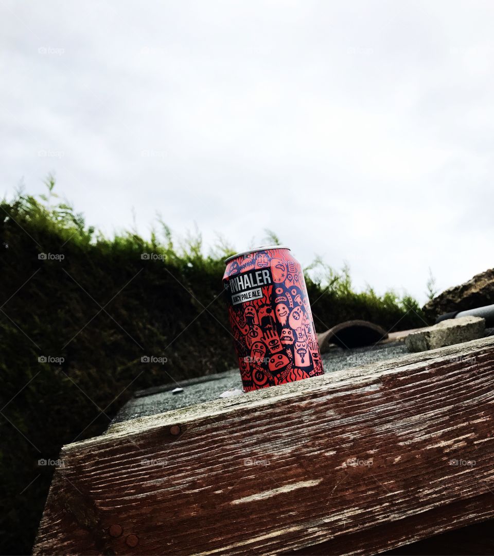 Beer on roof 