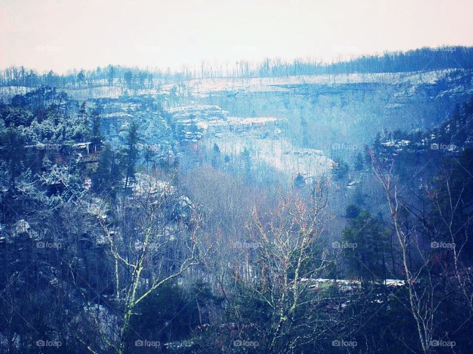 Red River Gorge in winter 