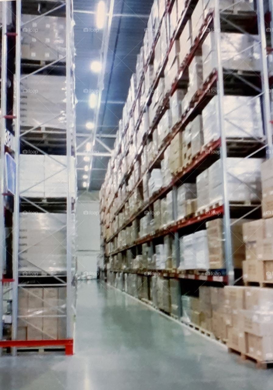 Warehouse_shelving metal racks