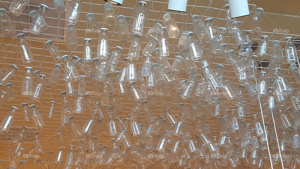 glass bottle art
