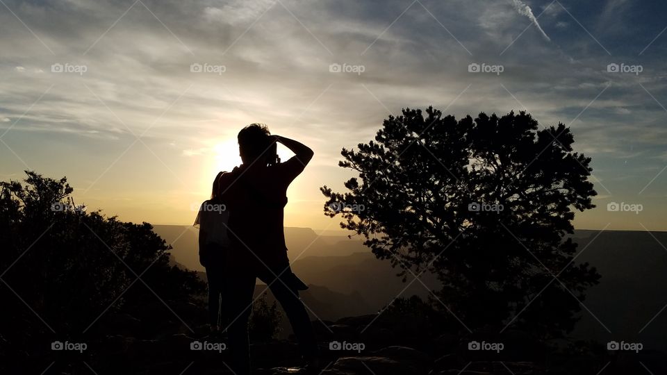 Taking in a Grand Sunset