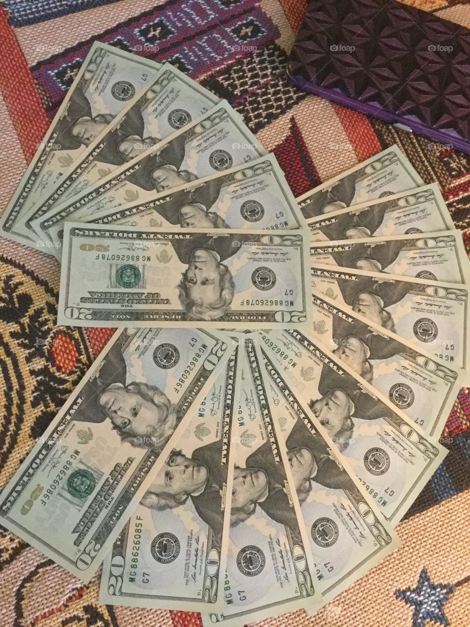 Lots of money presentation 