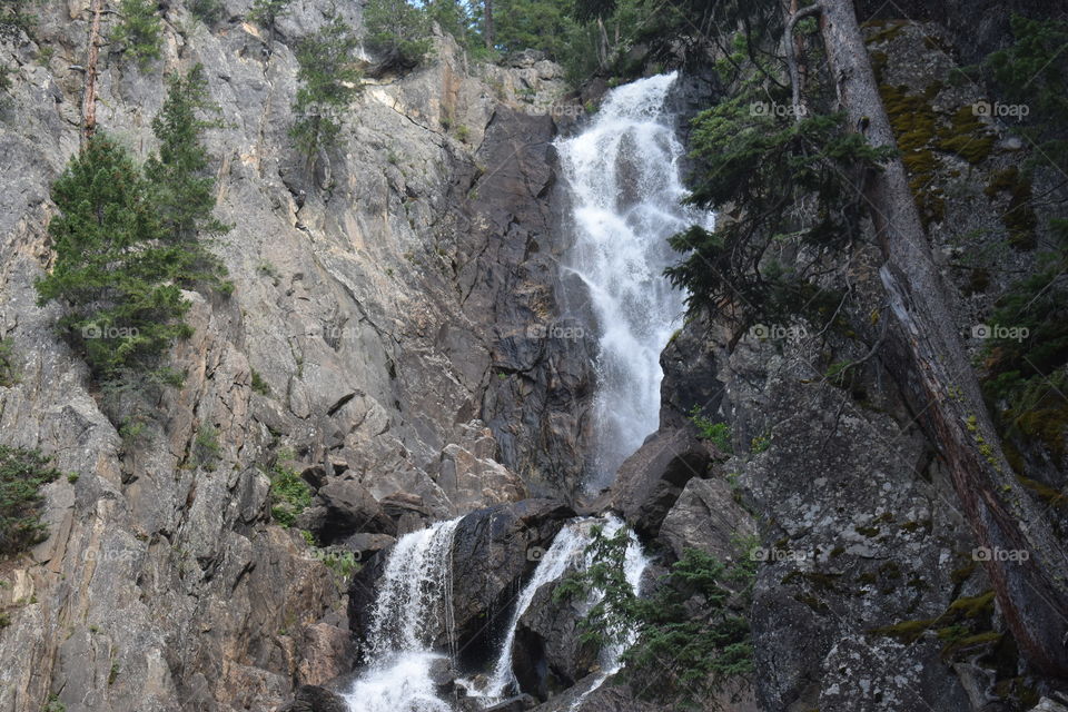 Colorado waterfalls.