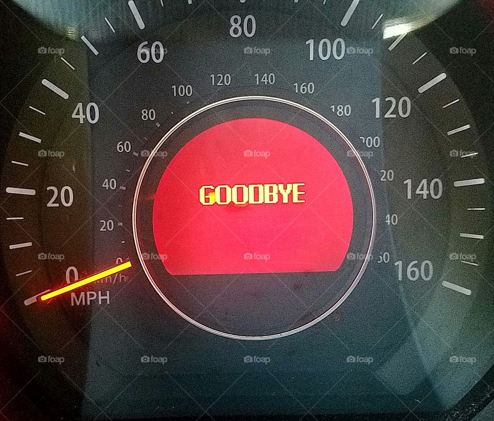kia goodbye light