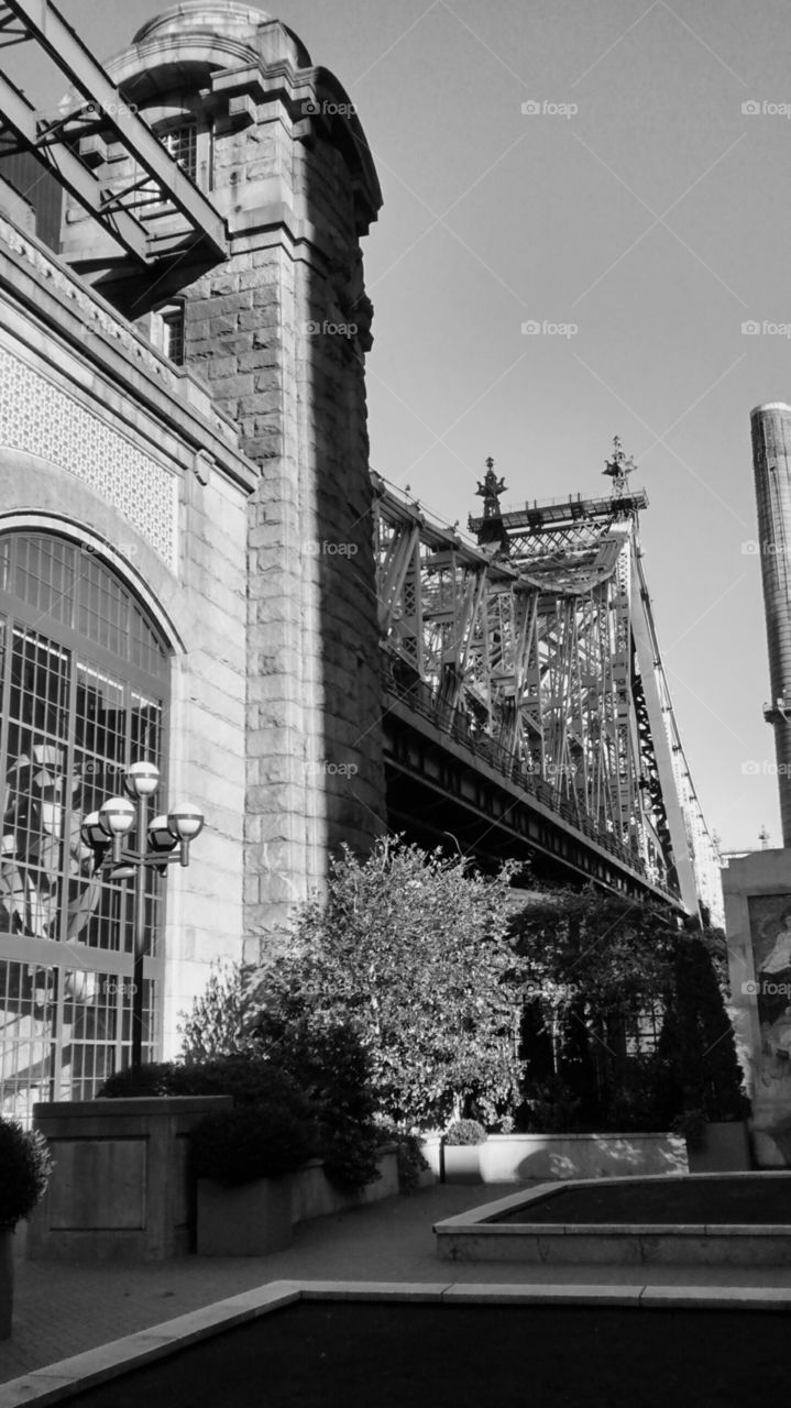 Bridge East Side Manhattan. NYC