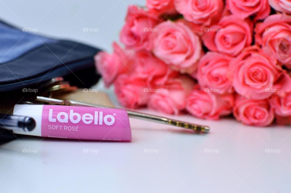 Labello rose lipstick