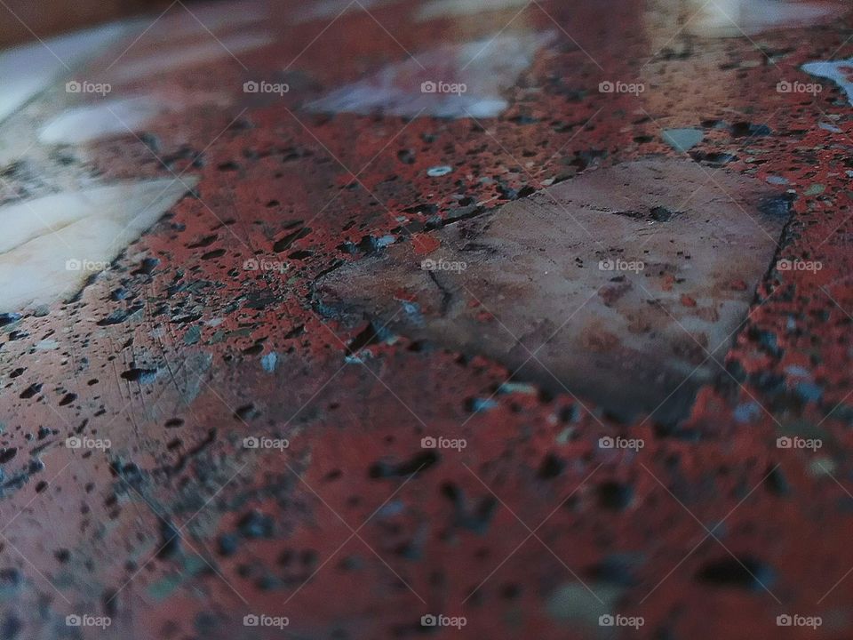 the texture of a floor, quite porous