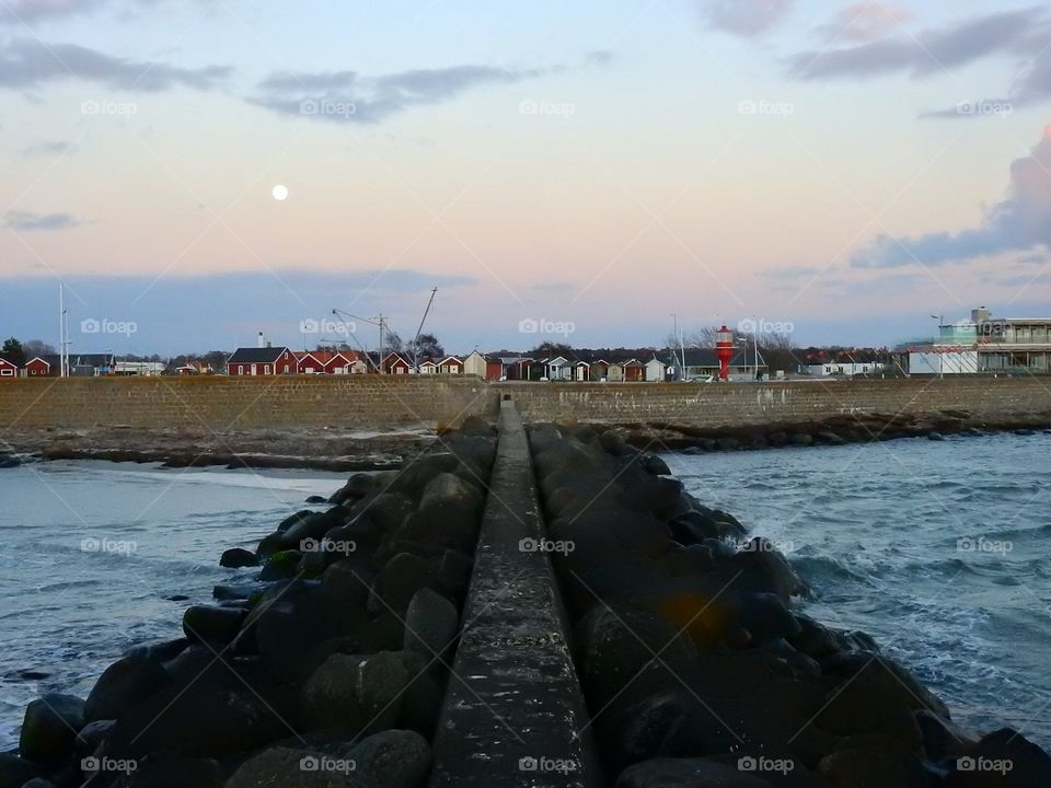 Walking the pier