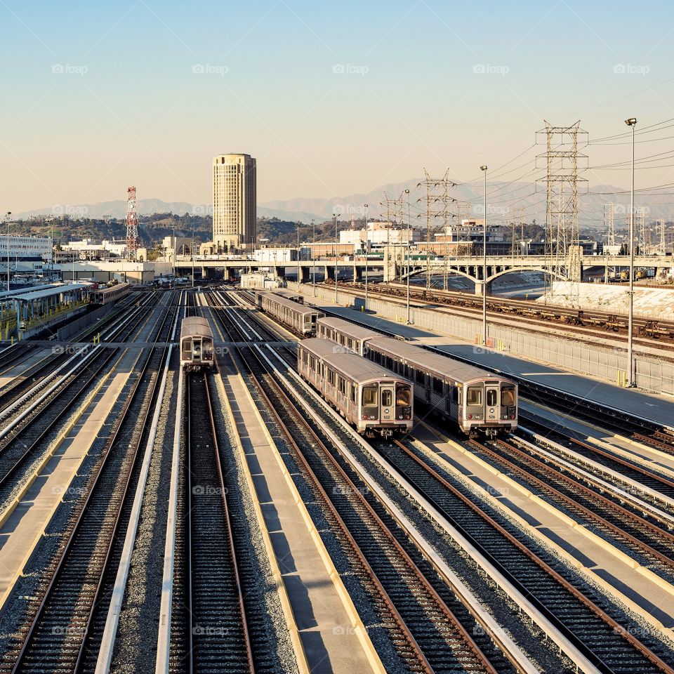 Los Angeles rails.