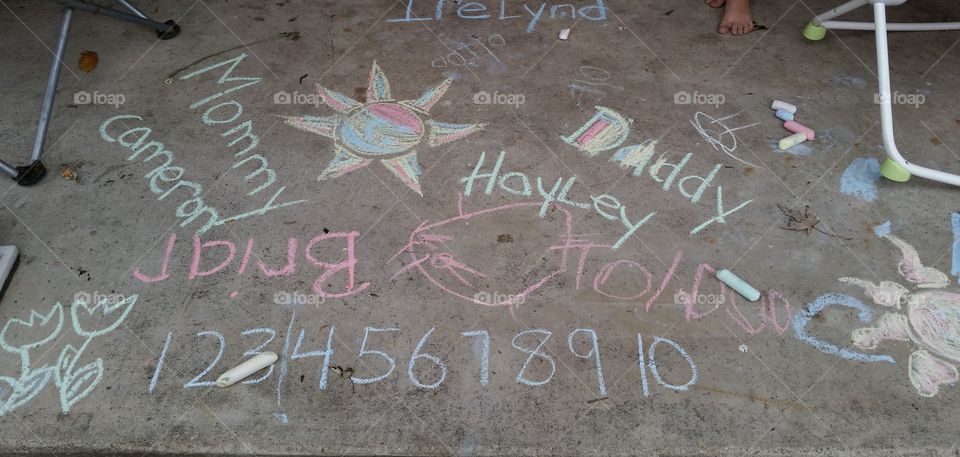 Sidewalk Chalk Fun