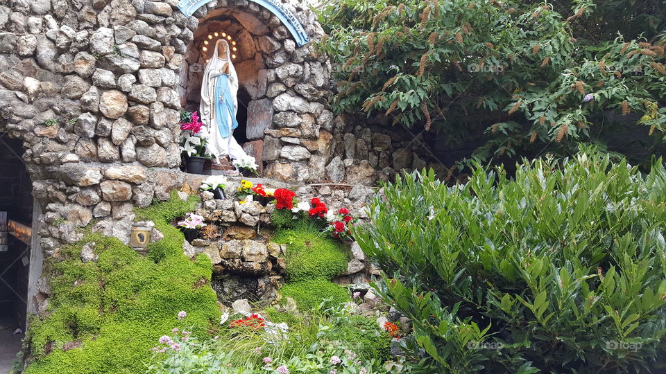 Holy Mother in the grotto