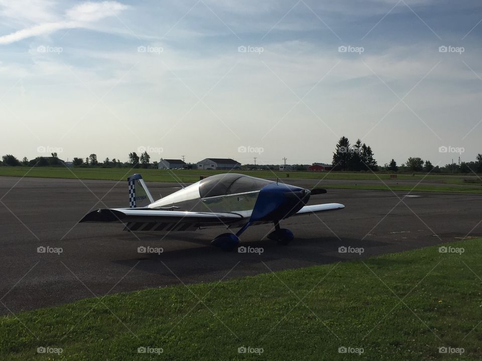 Small single plane. Homemade 