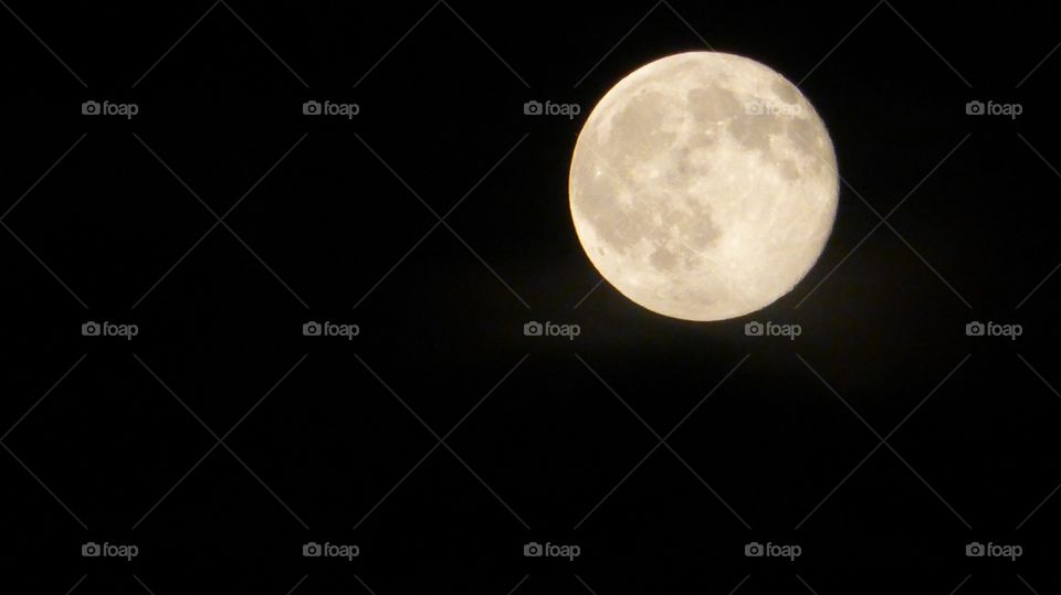 View of full moon