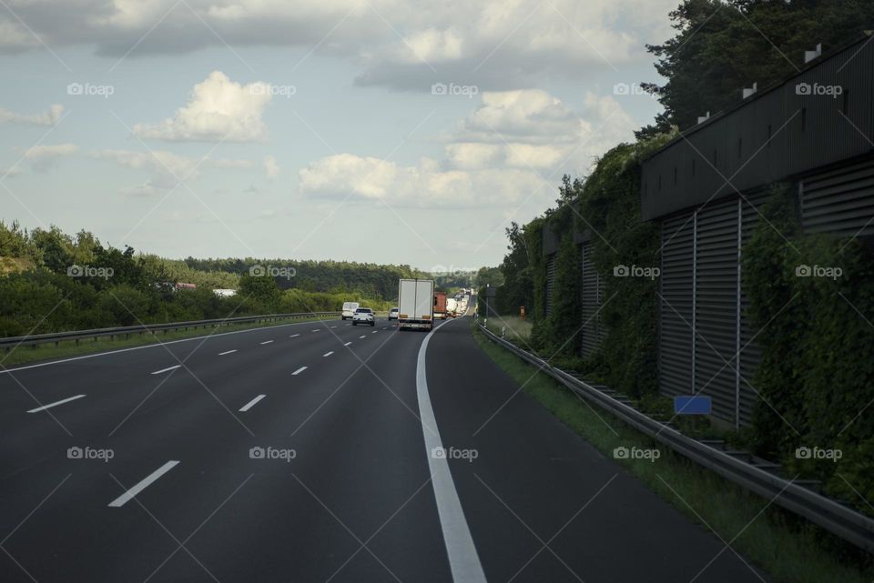 German roads.  Traveling in Germany by car