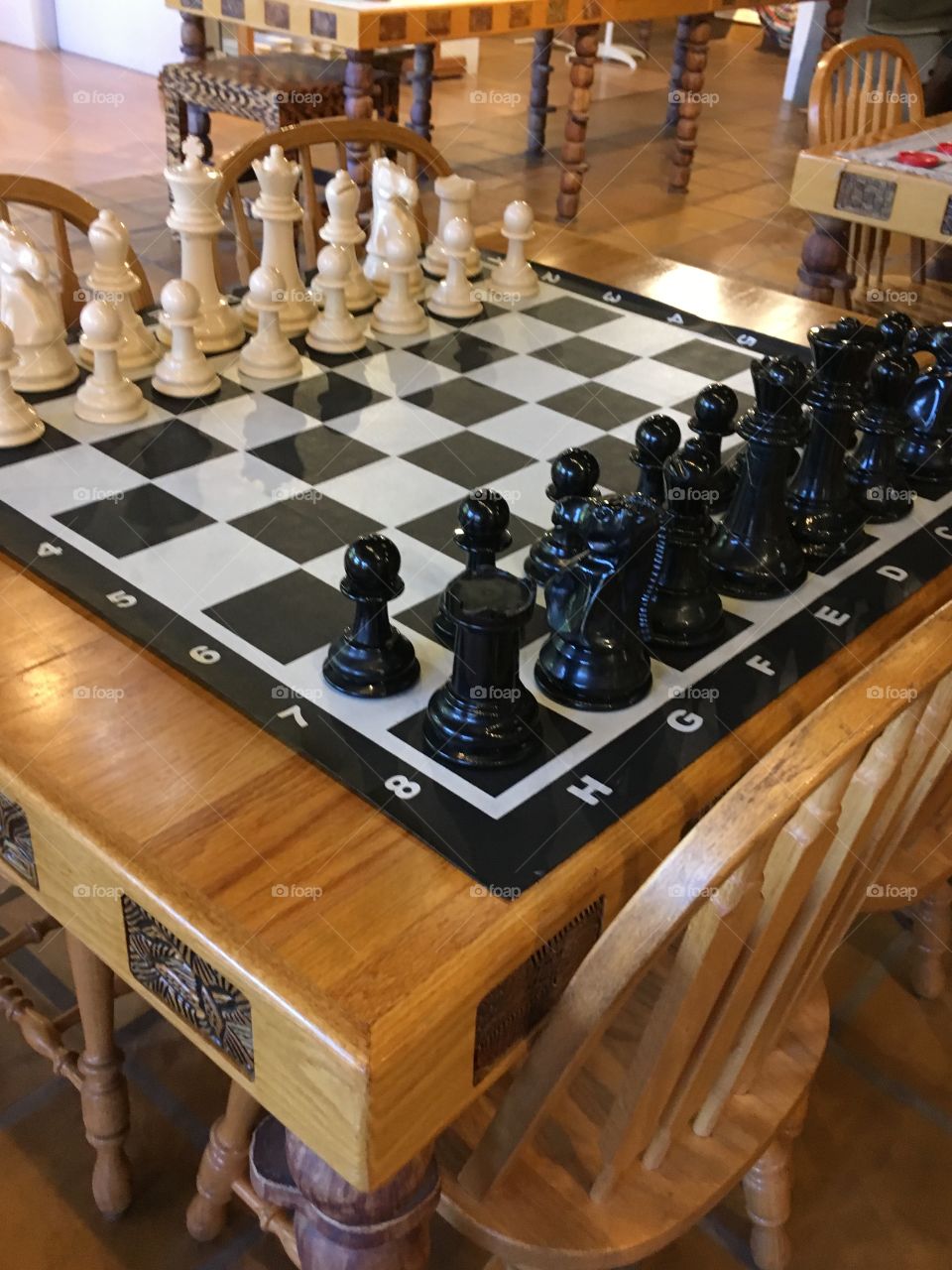 Chessboard,anyone up for a game of chess? I think this is big enough don’t you? 