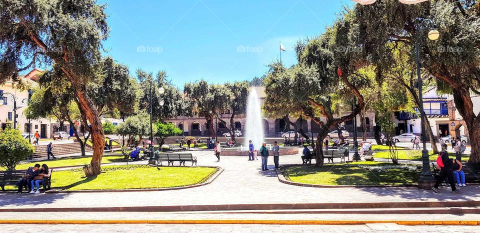 plaza San Francisco Cusco Perou