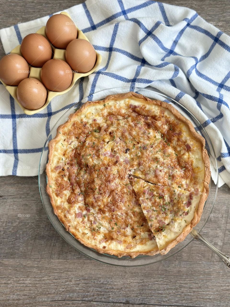 Ham & Egg Quiche