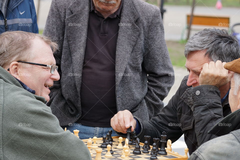 Battle Chess in the open air 