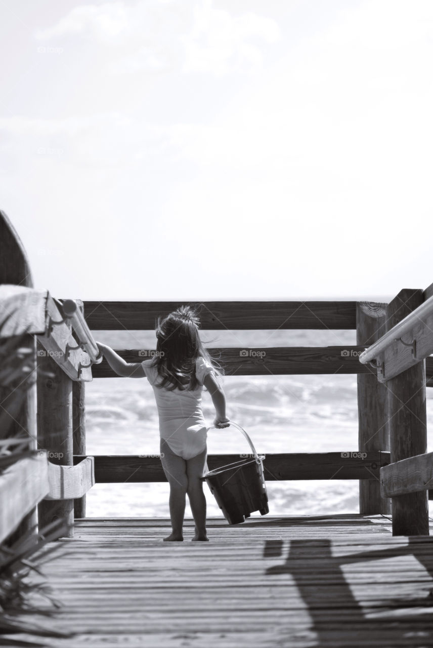 Baby at beach