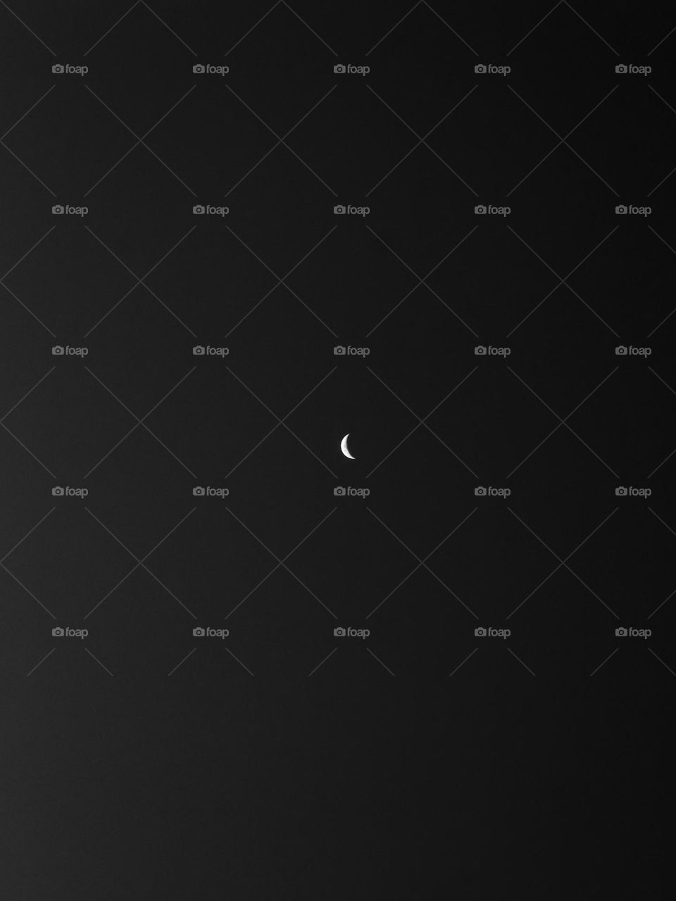 The moon at the end of the month