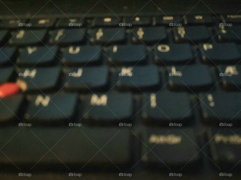 Keyboard on laptop
