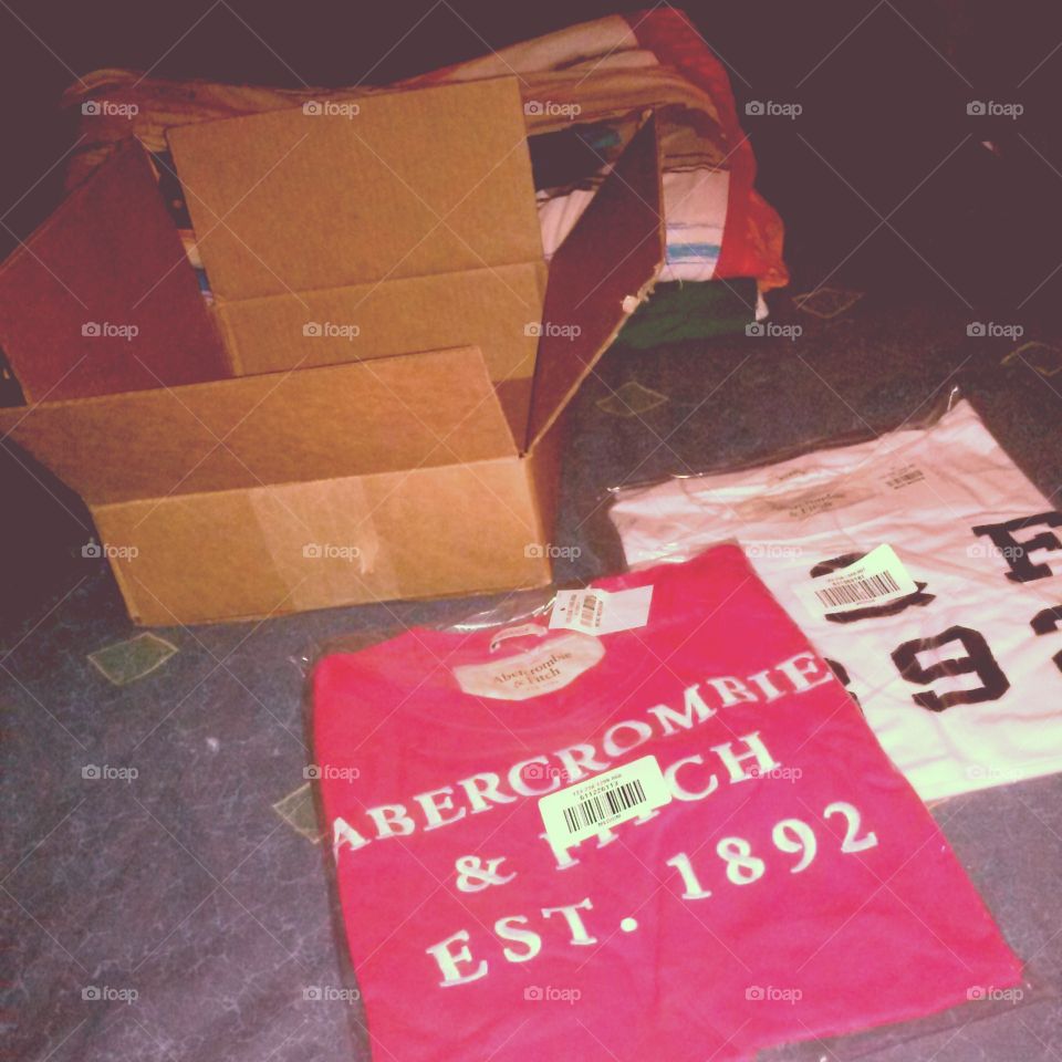 Abercrombie & Fitch. It came in the mail