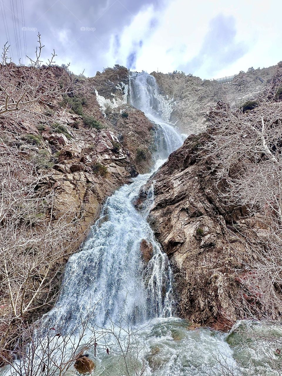 Waterfall in Ogden Utah 