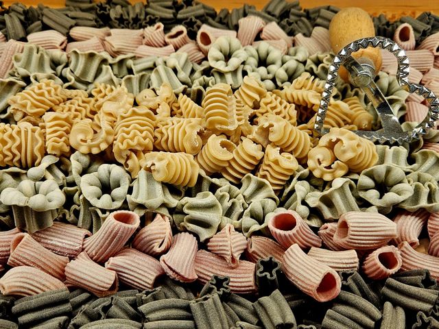 Love appears in the spaghetti?