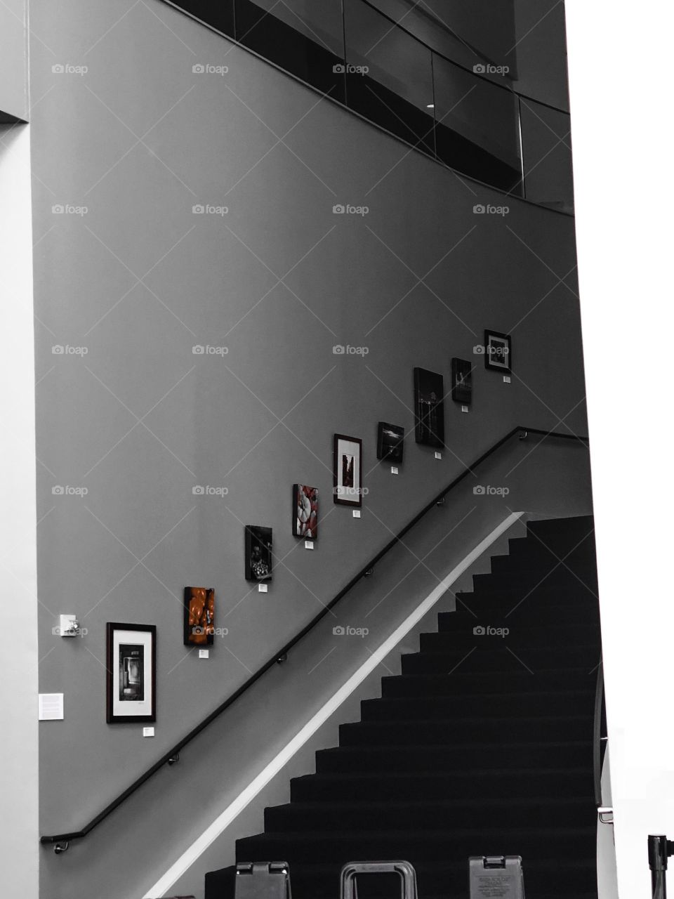 Somber hallway the older kids have put meaningful mentours