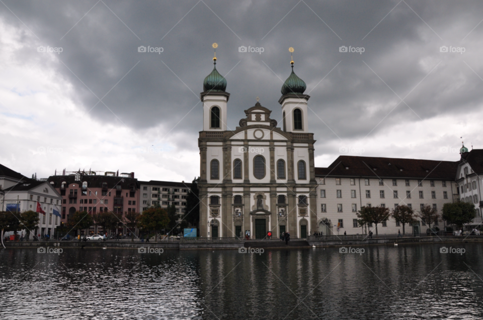 dark church river cloud by nivoa
