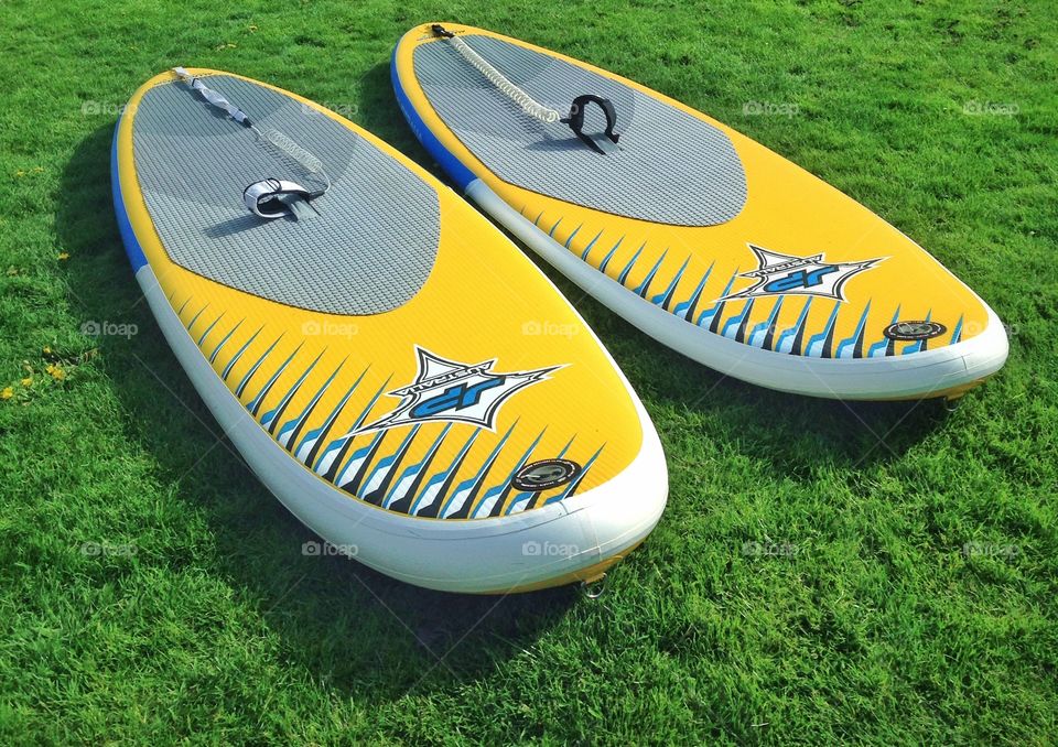 Yellow. SUP boards 