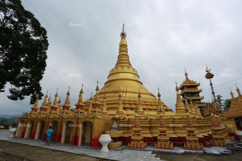Golden pagoda 