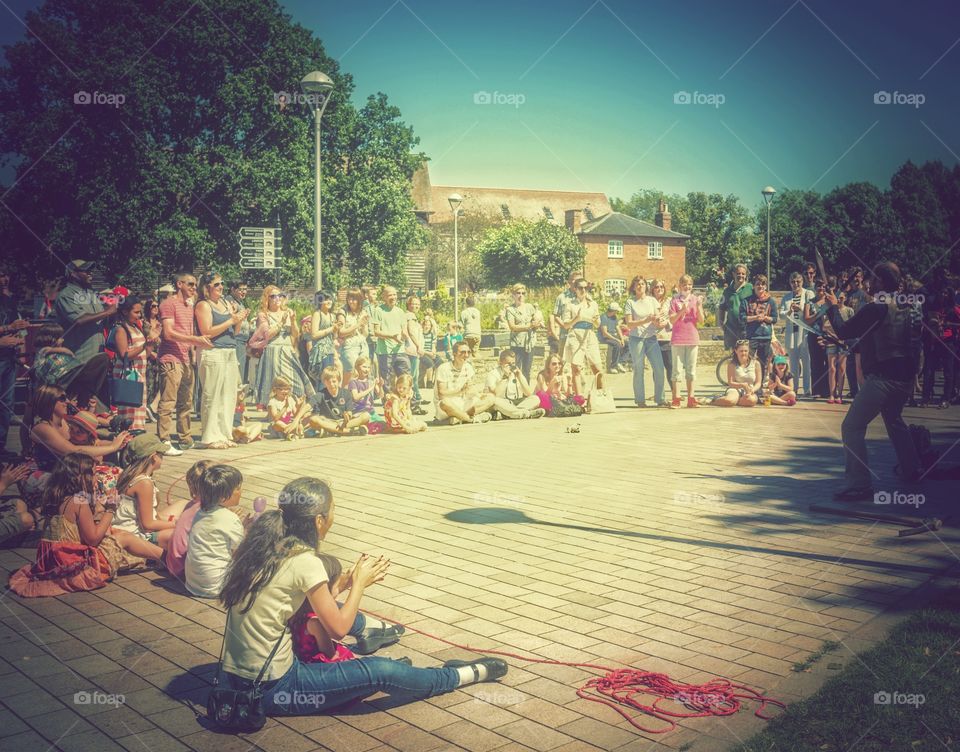 Street. Performer