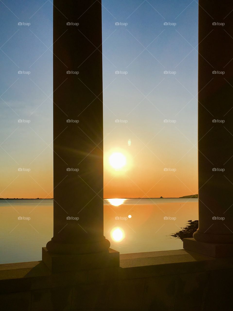 Sunrise in Plymouth Massachusetts 