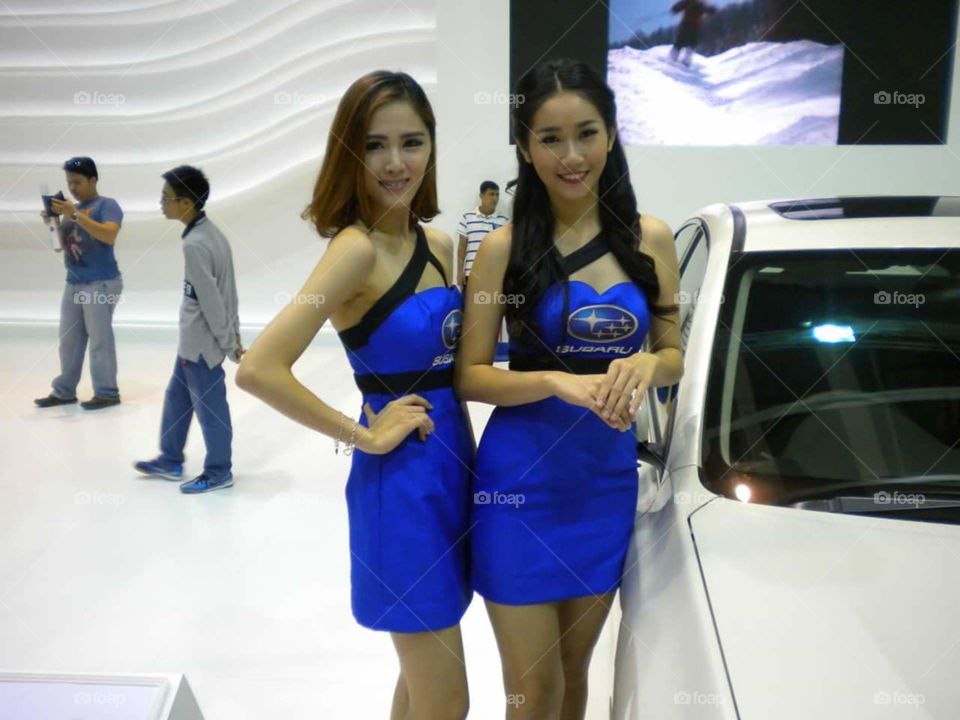 Asian Car Show Girl