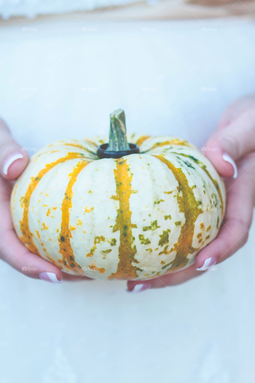Pumpkin and wedding ring