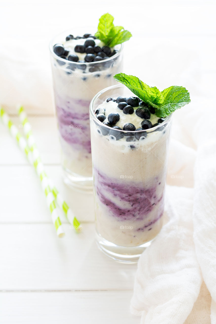 Blueberry smoothie