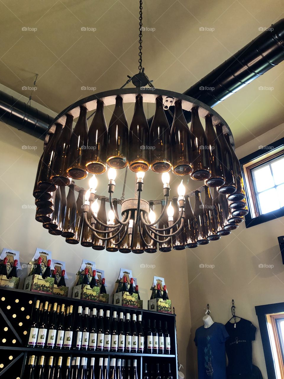 Bottle Chandelier