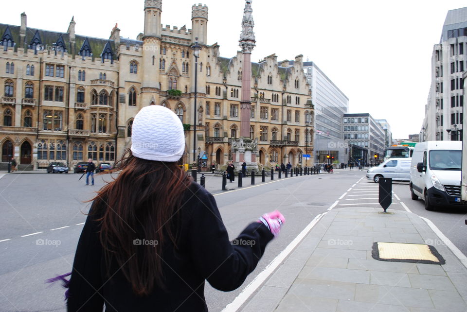 City, Street, Urban, Building, People