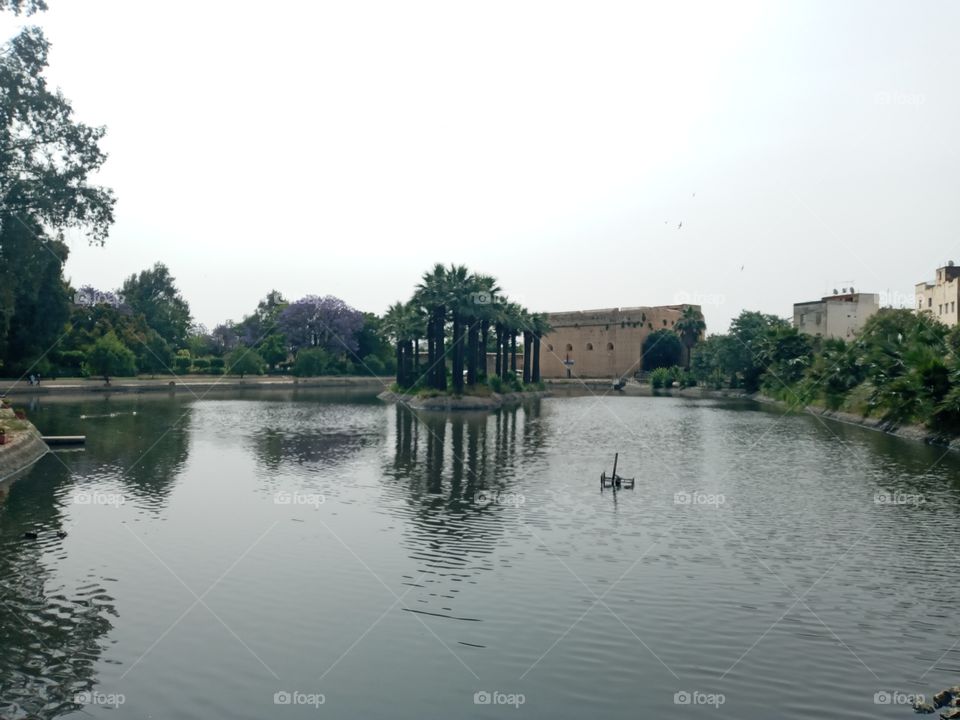kasba on jnan sbil of the old médina in fes city of morocco