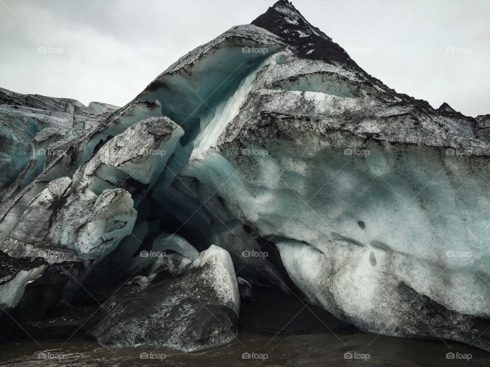 An arm of Myrdalsjokull glacier