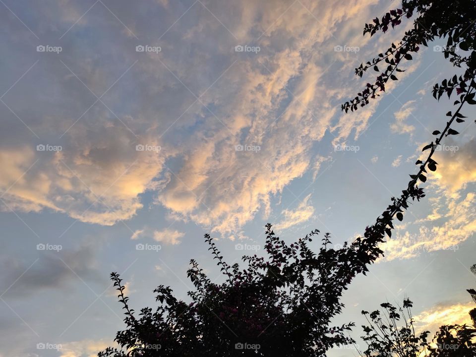 clouds in the afternoon